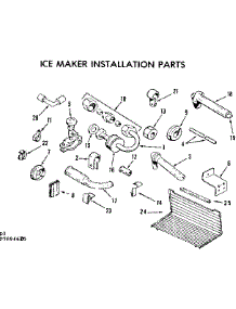 Ice Maker Installation Parts parts for Kenmore Refrigerator 253.7694600 (2537694600, 253 7694600) from AppliancePartsPros.com