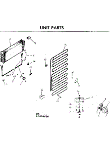 Unit Parts parts for Kenmore Refrigerator 253.7694600 (2537694600, 253 7694600) from AppliancePartsPros.com