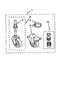 Miscellaneous parts for Kenmore Washer 110.94570100 (11094570100, 110 94570100) from AppliancePartsPros.com