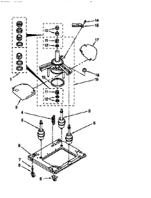 Machine Base parts for Kenmore Washer 110.94570100 (11094570100, 110 94570100) from AppliancePartsPros.com