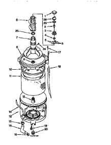 Tub And Basket parts for Kenmore Washer 110.94570800 (11094570800, 110 94570800) from AppliancePartsPros.com