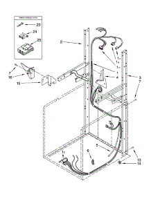 Dryer Support And Washer Harness Parts parts for Kenmore Washer Dryer Combo 110.94762300 (11094762300, 110 94762300) from AppliancePartsPros.com