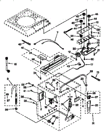 Controls And Rear Panel parts for Kenmore Washer 110.94818400 (11094818400, 110 94818400) from AppliancePartsPros.com