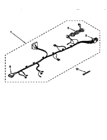 Wiring Harness parts for Kenmore Washer 110.94872400 (11094872400, 110 94872400) from AppliancePartsPros.com