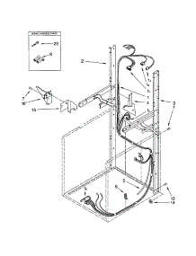 Dryer Support And Washer Harness parts for Kenmore Washer Dryer Combo 110.94976300 (11094976300, 110 94976300) from AppliancePartsPros.com