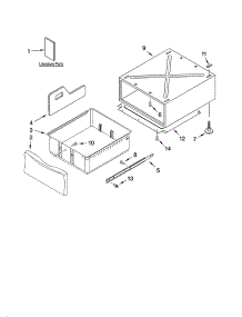 Pedestal Parts (Not Included) (13`` Pedestals Only), O parts for Kenmore Dryer 110.95087400 (11095087400, 110 95087400) from AppliancePartsPros.com