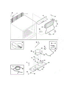 System parts for Kenmore Refrigerator 253.60807408 (25360807408, 253 60807408) from AppliancePartsPros.com