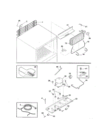 System parts for Kenmore Refrigerator 253.60887407 (25360887407, 253 60887407) from AppliancePartsPros.com