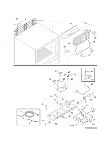 System parts for Kenmore Refrigerator 253.6088740G (2536088740G, 253 6088740G) from AppliancePartsPros.com