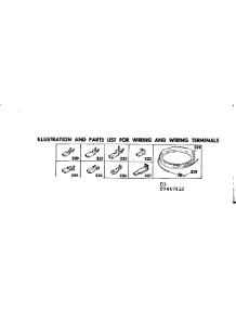 Wiring And Wiring Terminals parts for Kenmore Range 628.9447910 (6289447910, 628 9447910) from AppliancePartsPros.com