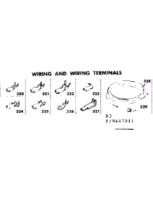 Wiring And Wiring Terminals parts for Kenmore Range 628.9447911 (6289447911, 628 9447911) from AppliancePartsPros.com