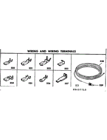 Wiring And Wiring Terminals parts for Kenmore Range 628.9457710 (6289457710, 628 9457710) from AppliancePartsPros.com