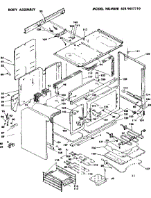 Body Assembly parts for Kenmore Range 628.9457710 (6289457710, 628 9457710) from AppliancePartsPros.com