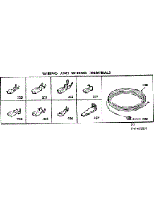 Wiring And Wiring Terminals parts for Kenmore Range 628.9467810 (6289467810, 628 9467810) from AppliancePartsPros.com