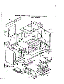Body Assembly parts for Kenmore Range 628.9468211 (6289468211, 628 9468211) from AppliancePartsPros.com