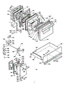 Doors, Latch Mechanism And Drawer Assemblies parts for Kenmore Range 628.9468213 (6289468213, 628 9468213) from AppliancePartsPros.com