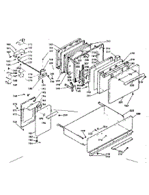 Doors, Latch Mechanism And Drawer parts for Kenmore Range 628.9477120 (6289477120, 628 9477120) from AppliancePartsPros.com