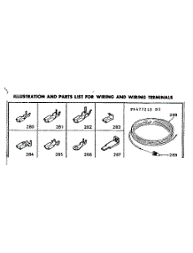 Wiring And Wiring Terminals parts for Kenmore Range 628.9477220 (6289477220, 628 9477220) from AppliancePartsPros.com