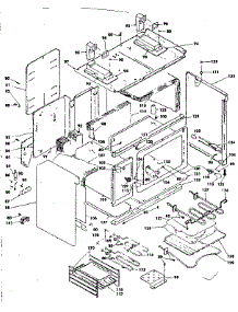 Body Assembly parts for Kenmore Range 628.9487710 (6289487710, 628 9487710) from AppliancePartsPros.com