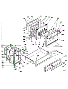 Doors And Drawer parts for Kenmore Range 628.9487710 (6289487710, 628 9487710) from AppliancePartsPros.com