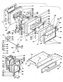 Doors, Latch Mechanism And Drawer parts for Kenmore Range 628.9487810 (6289487810, 628 9487810) from AppliancePartsPros.com