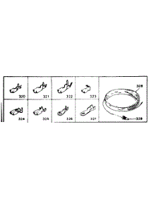 Wiring And Wiring Terminals parts for Kenmore Range 628.9497040 (6289497040, 628 9497040) from AppliancePartsPros.com