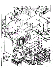 Body Assembly parts for Kenmore Range 628.9497040 (6289497040, 628 9497040) from AppliancePartsPros.com