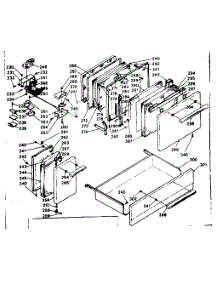 Doors, Latch Mechanism And Drawer parts for Kenmore Range 628.9497040 (6289497040, 628 9497040) from AppliancePartsPros.com