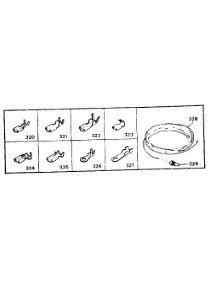 Wiring And Wiring Terminals parts for Kenmore Range 628.9497041 (6289497041, 628 9497041) from AppliancePartsPros.com