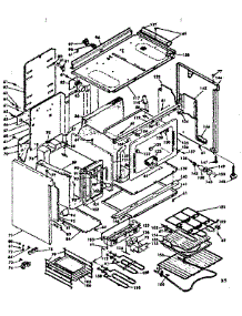 Body Assembly parts for Kenmore Range 628.9497360 (6289497360, 628 9497360) from AppliancePartsPros.com