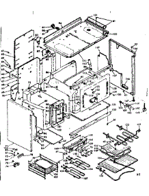 Body Assembly parts for Kenmore Range 628.9497361 (6289497361, 628 9497361) from AppliancePartsPros.com