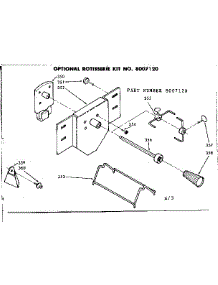 Optional Rotisserie parts for Kenmore Range 628.9497361 (6289497361, 628 9497361) from AppliancePartsPros.com