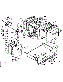 Doors, Latch Mechanism & Drawer parts for Kenmore Range 628.9497361 (6289497361, 628 9497361) from AppliancePartsPros.com