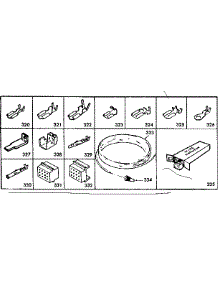 Wiring And Wiring Terminals parts for Kenmore Range 628.9507710 (6289507710, 628 9507710) from AppliancePartsPros.com