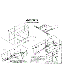 Unit Parts parts for Kenmore Freezer 198.8131583 (1988131583, 198 8131583) from AppliancePartsPros.com