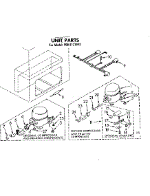 Unit Parts parts for Kenmore Freezer 198.8131842 (1988131842, 198 8131842) from AppliancePartsPros.com