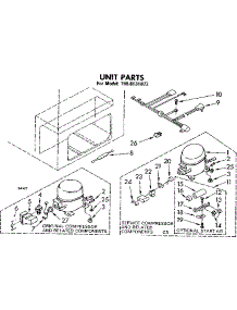 Unit Parts parts for Kenmore Freezer 198.8131873 (1988131873, 198 8131873) from AppliancePartsPros.com