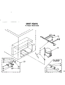 Unit Parts parts for Kenmore Freezer 198.8132330 (1988132330, 198 8132330) from AppliancePartsPros.com