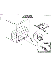 Unit Parts parts for Kenmore Freezer 198.8132331 (1988132331, 198 8132331) from AppliancePartsPros.com