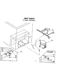 Unit Parts parts for Kenmore Freezer 198.8132337 (1988132337, 198 8132337) from AppliancePartsPros.com