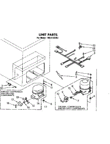 Unit Parts parts for Kenmore Freezer 198.8132352 (1988132352, 198 8132352) from AppliancePartsPros.com