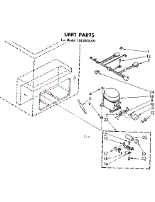 Unit Parts parts for Kenmore Freezer 198.8132371 (1988132371, 198 8132371) from AppliancePartsPros.com
