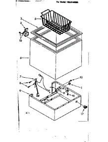 Cabinet Parts parts for Kenmore Freezer 198.8140985 (1988140985, 198 8140985) from AppliancePartsPros.com
