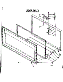 Door Parts parts for Kenmore Freezer 198.8141523 (1988141523, 198 8141523) from AppliancePartsPros.com