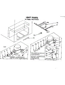Unit Parts parts for Kenmore Freezer 198.8141552 (1988141552, 198 8141552) from AppliancePartsPros.com