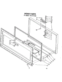 Door Parts parts for Kenmore Freezer 198.8141582 (1988141582, 198 8141582) from AppliancePartsPros.com