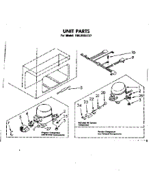 Unit Parts parts for Kenmore Freezer 198.8151237 (1988151237, 198 8151237) from AppliancePartsPros.com