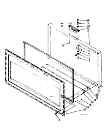Door Parts parts for Kenmore Freezer 198.8151525 (1988151525, 198 8151525) from AppliancePartsPros.com