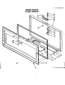 Door Parts parts for Kenmore Freezer 198.8151543 (1988151543, 198 8151543) from AppliancePartsPros.com