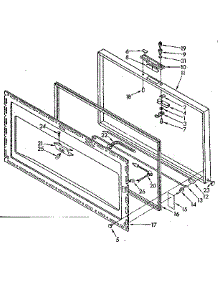 Door Parts parts for Kenmore Freezer 198.8151545 (1988151545, 198 8151545) from AppliancePartsPros.com